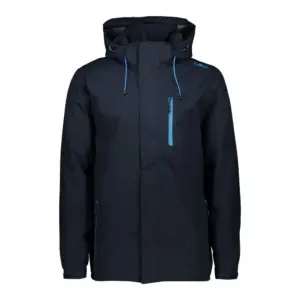Cmp 30×9727 Rain Zip Hood Jas Zwart