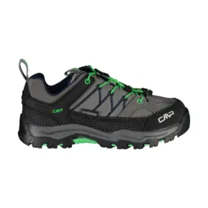 Cmp Rigel Low Wp 3q13244 Wandelschoenen Graffite / Verde Fluo