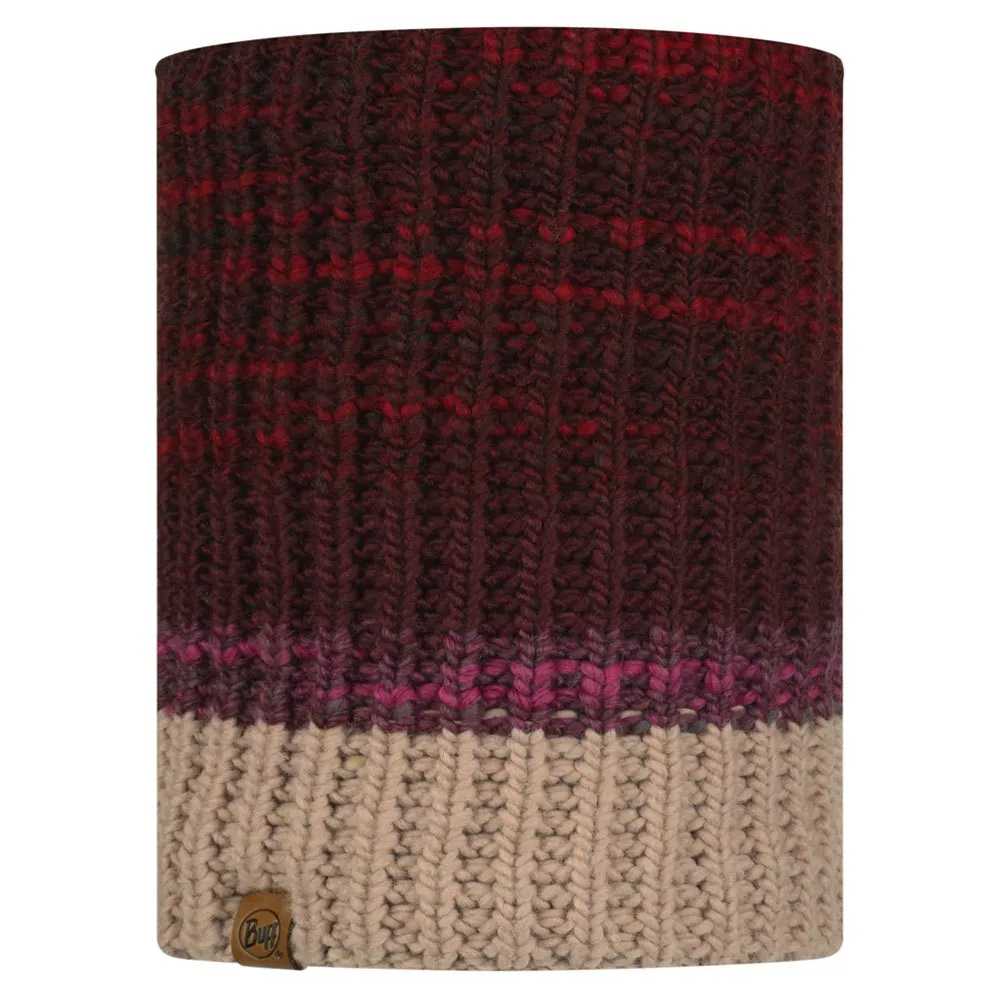 Buff ® Knitted&fleece Nekwarmer Alina Maroon
