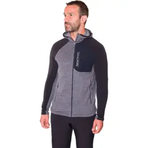 Trangoworld Brighton Fleece Met Kap Zwart