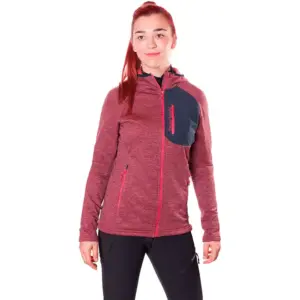 Trangoworld Wells Fleece Met Kap Roze