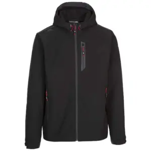 Trespass Marlon Softshelljack Zwart