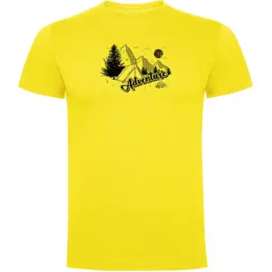 Kruskis Adventure T-shirt Met Korte Mouwen Geel