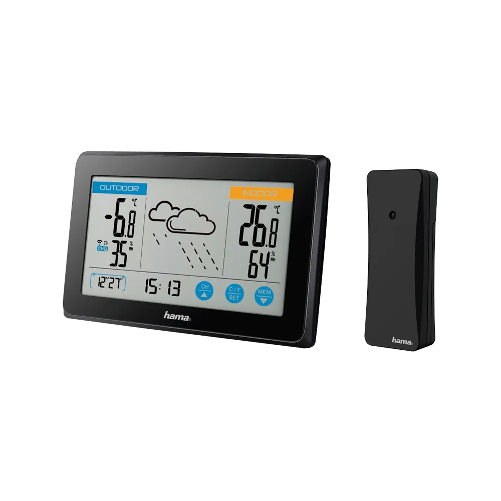 Hama Touch Weerstations Zwart