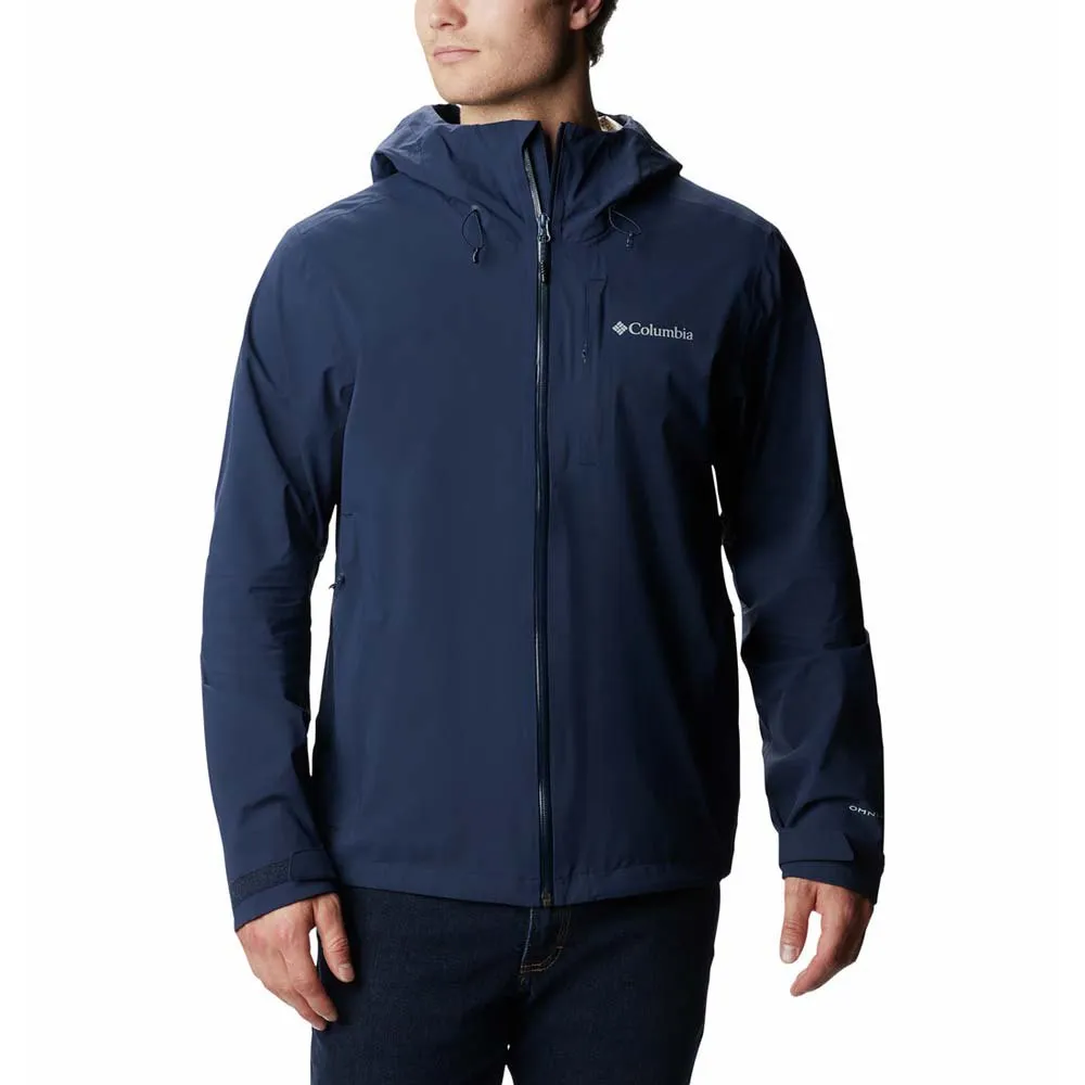 Columbia Omni Tech Ampli Dry Jas Blauw