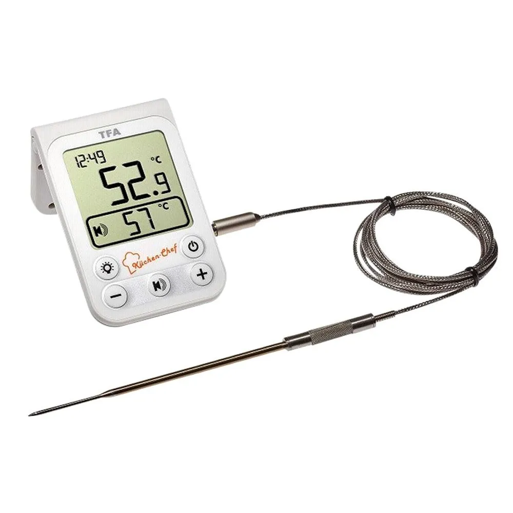Tfa Dostmann 14.1510.02 Kitchen Chef Digital Bbq Thermometer Wit