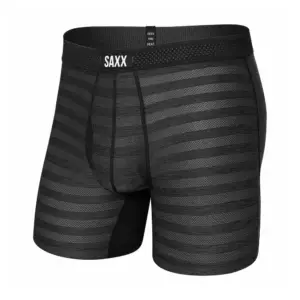 Saxx Underwear Hot Fly Boxers Zwart