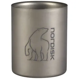 Nordisk Titanium Mok Met Dubbele Wand 450ml Grijs