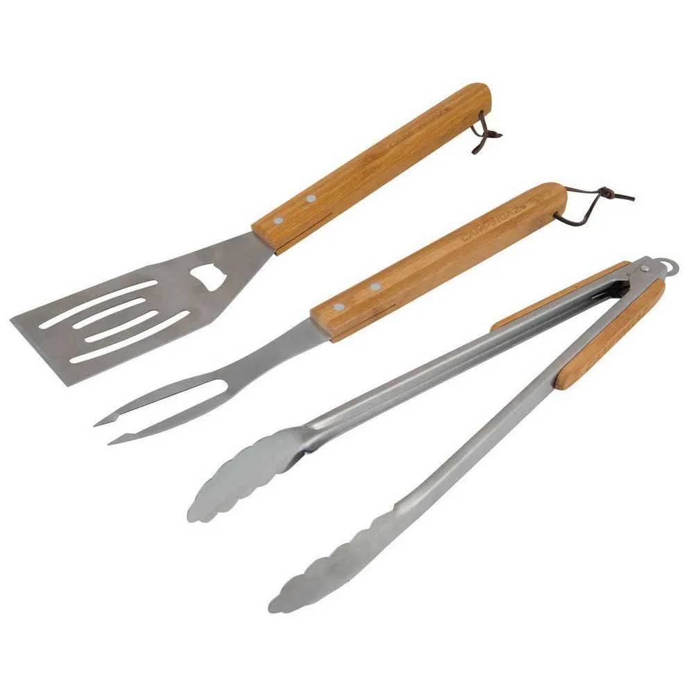 Campingaz Universele Houten Set Zilver