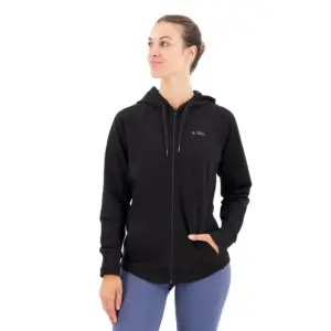 Diamond Mountain Transparency Hoodie Zwart