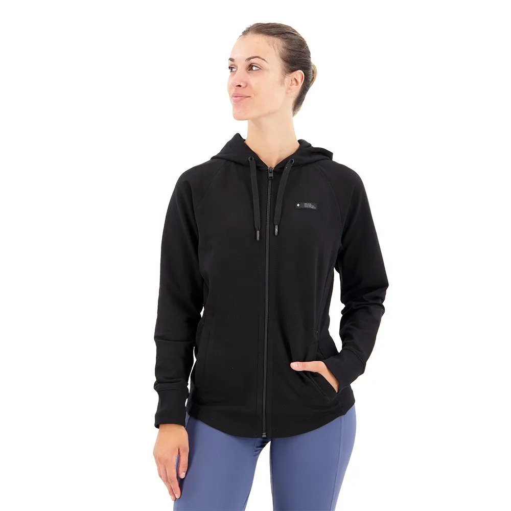 Diamond Mountain Transparency Hoodie Zwart
