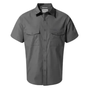 Craghoppers Kiwi Overhemd Met Korte Mouwen Blauw