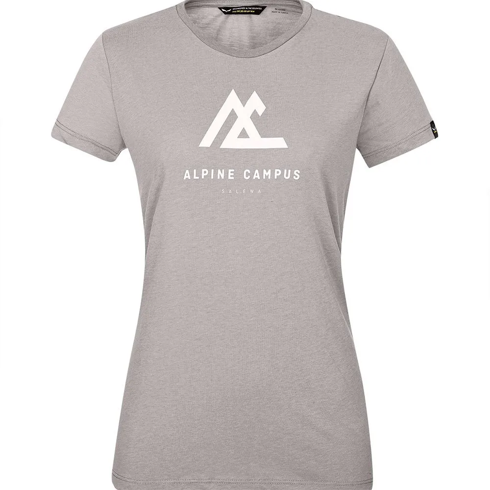 Salewa Frames T-shirt Met Korte Mouwen Grijs