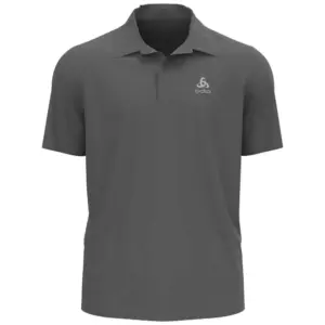 Odlo Cardada Korte Mouw Poloshirt Grijs