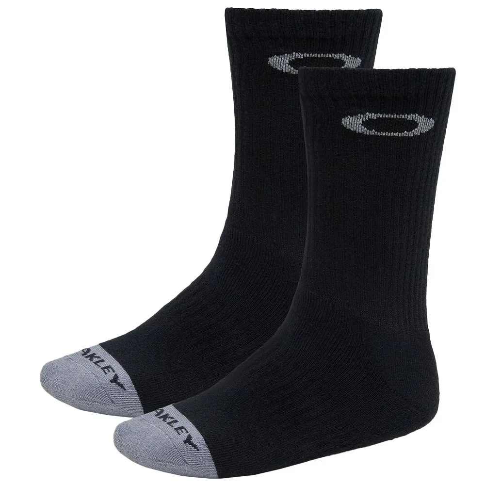 Oakley Apparel Crew Sokken 5 Paren Zwart
