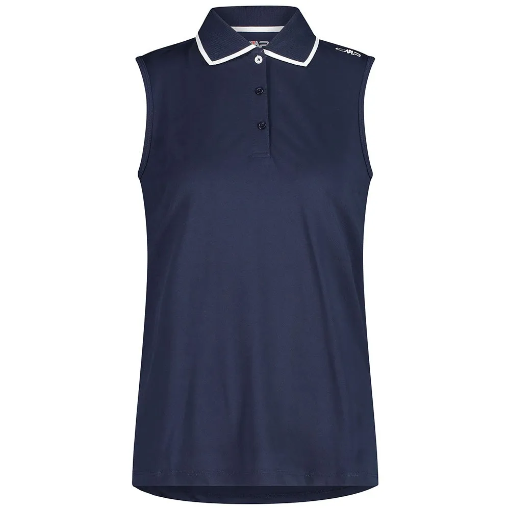 Cmp 31t5076 Mouwloze Polo Blauw