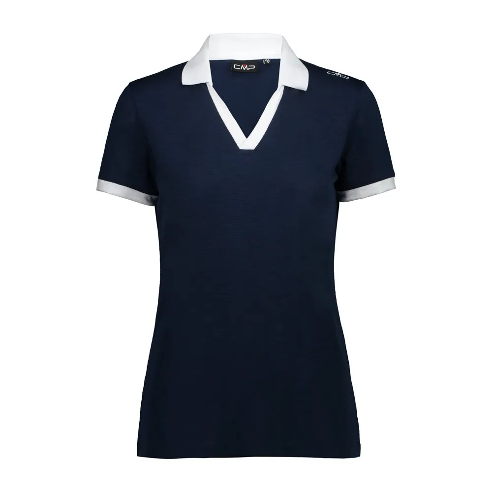 Cmp 31t5936 Korte Mouw Poloshirt Blauw