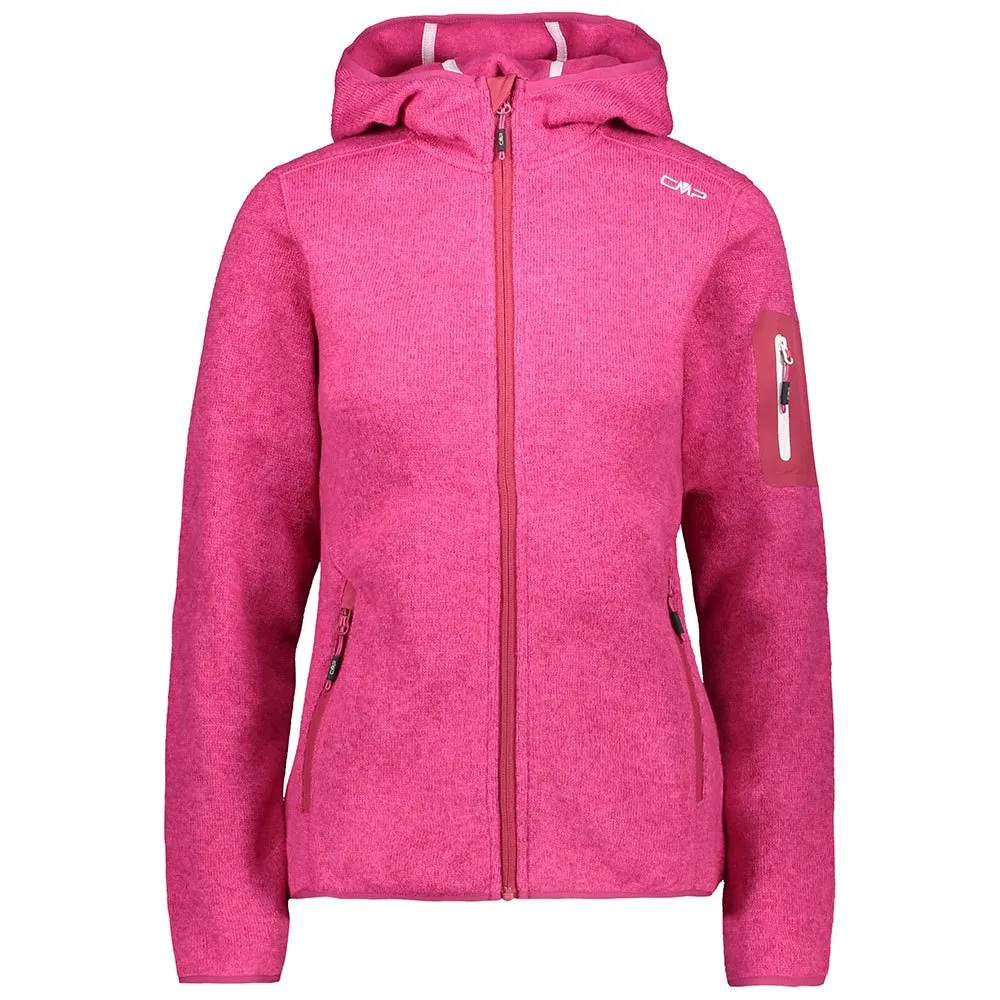 Cmp 3h19826 Fleece Met Kap Geranium / Karkade