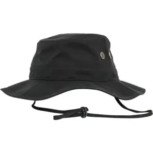 Yupoong Fishing Ripstop Hoed Zwart