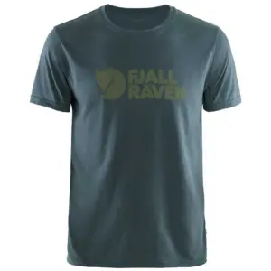 Fjällräven Logo T-shirt Met Korte Mouwen Blauw