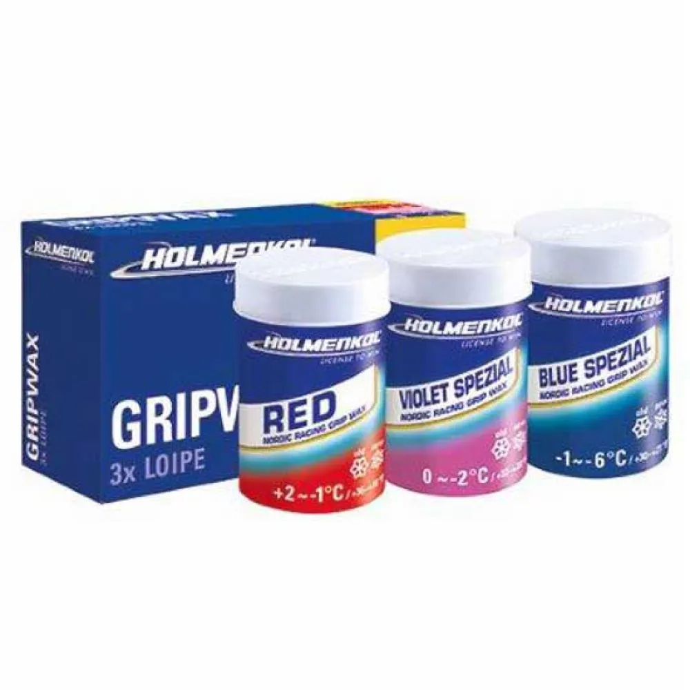 Holmenkol 3 x loipe grip 3×45 Gr Was