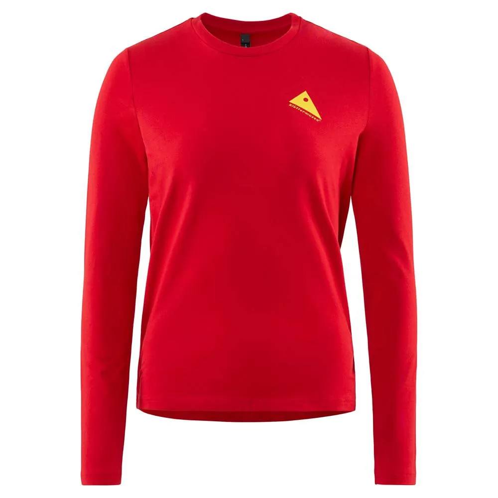 KlÄttermusen Runa Commitment T-shirt Met Lange Mouwen Rood