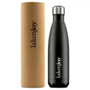 Laken Lakenjoy 500ml Thermosfles Zwart