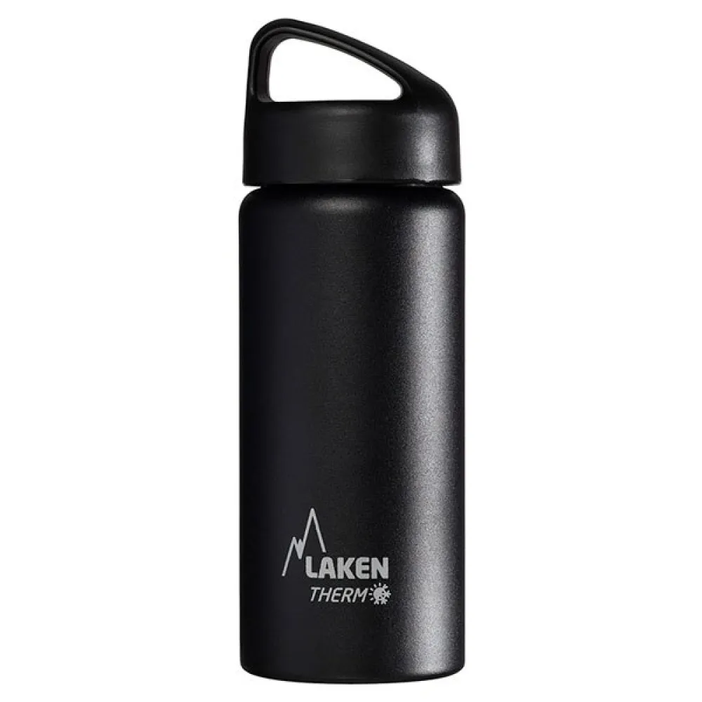 Laken Classic 500ml Thermosfles Zwart
