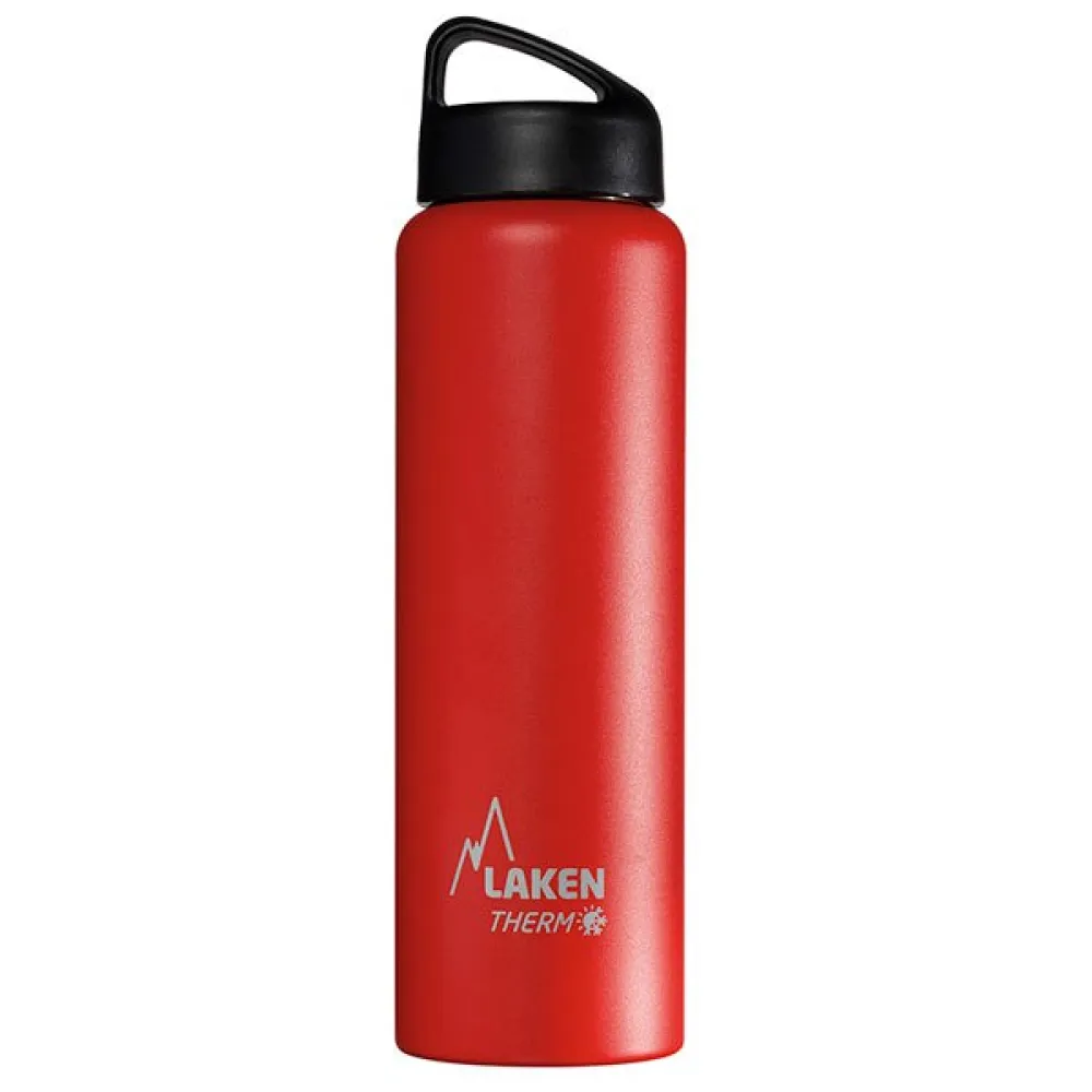 Laken Classic 1l Thermosfles Rood