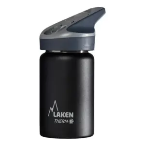 Laken Stainless Steel Jannu Cap 350ml Thermosfles Zwart