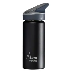 Laken Stainless Steel Jannu Cap 500ml Thermosfles Zwart