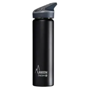 Laken Stainless Steel Jannu Cap 750ml Thermosfles Zwart