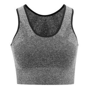 Chili Waki Seamless Mouwloos T-shirt Grijs