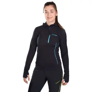 Trangoworld Iremel T-shirt Met Lange Mouwen Zwart