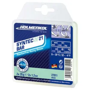 Holmenkol Syntec Ff 21 Bar 0°c/-20°c 2×35 Gr Was Groen