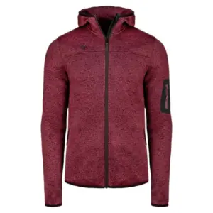 Izas Helsinki M Fleece Met Kap Rood