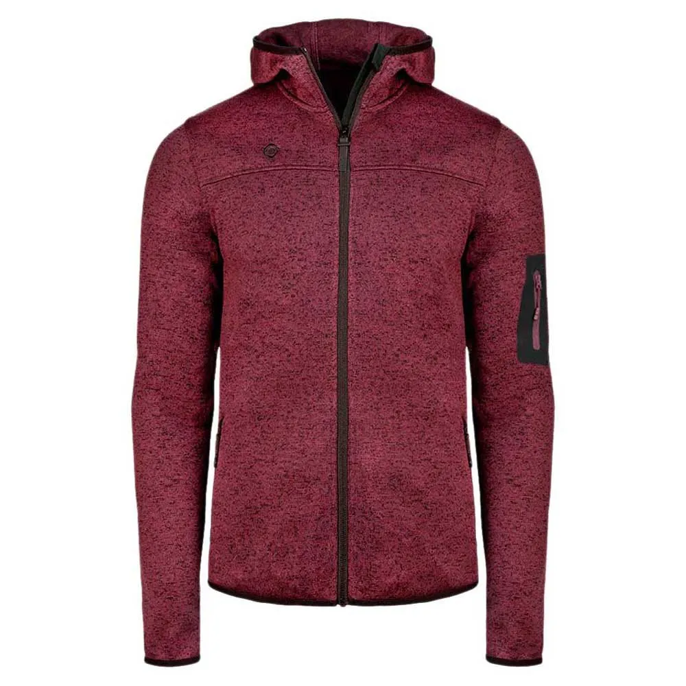 Izas Helsinki M Fleece Met Kap Rood