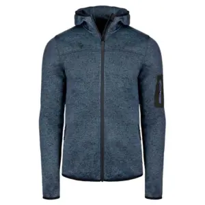 Izas Helsinki M Fleece Met Kap Marineblauw