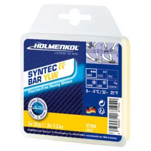 Holmenkol Syntec Ff Bar 0°c/-4°c 2×35 Gr Was Geel