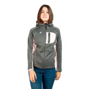 Izas Equus W Fleece Met Kap Charcoal / Cloud
