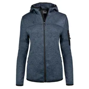 Izas Helsinki W Fleece Met Kap Marineblauw