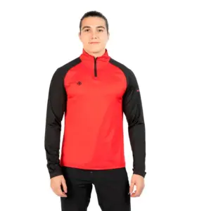 Izas Indus M Fleece Met Halve Rits Zwart