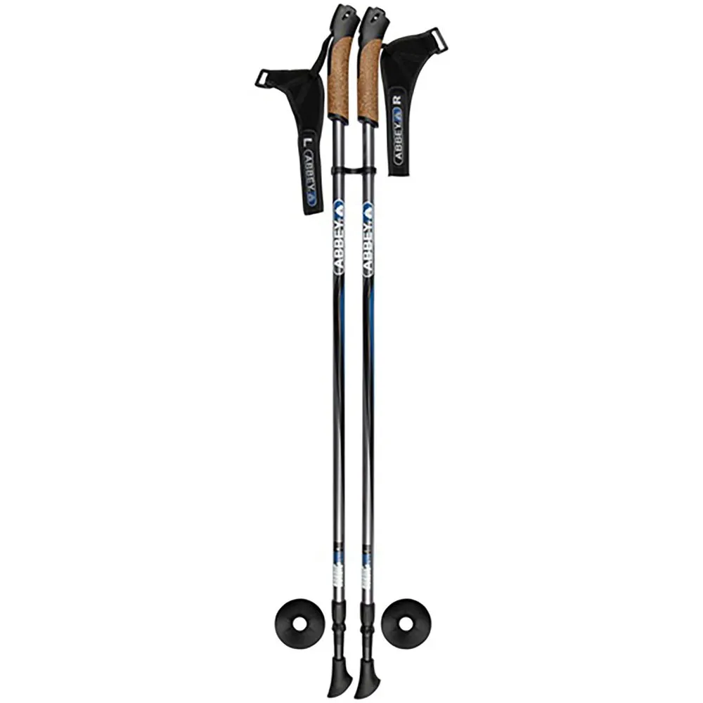 Abbey Nordic Walking Cane Stokken Zilver