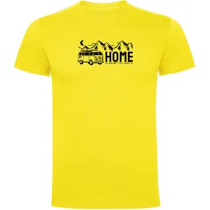 Kruskis Home T-shirt Met Korte Mouwen Geel