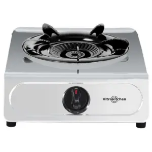 Vitrokitchen 160ib Gasring 1 Pit Zwart