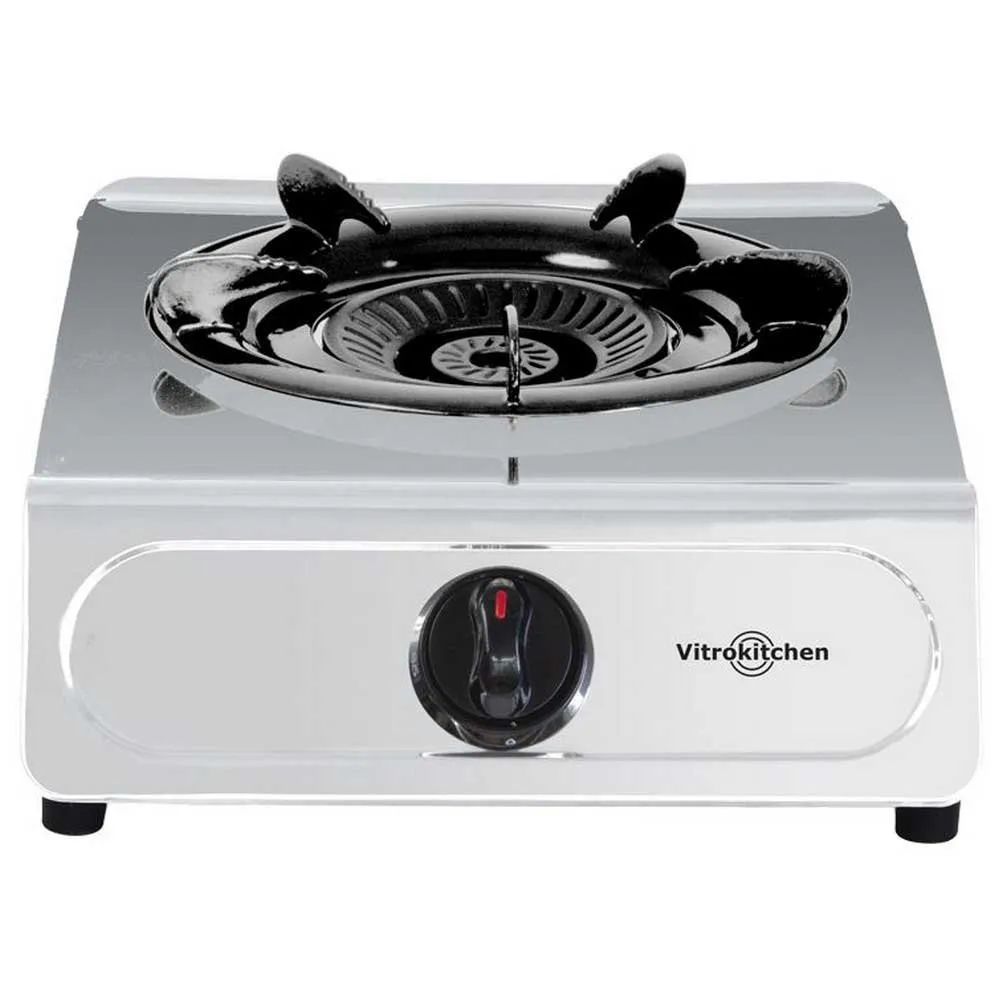 Vitrokitchen 160ib Gasring 1 Pit Zwart