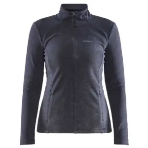 Craft Core Edge Thermal Fleece Met Halve Rits Zwart