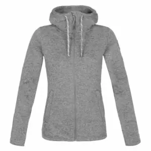 Rock Experience Berna M Fleece Met Kap Grijs