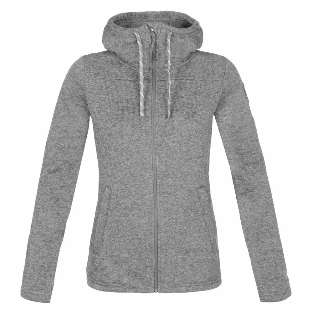Rock Experience Berna M Fleece Met Kap Grijs