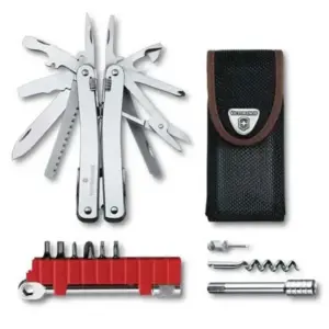 Victorinox Zwitsers Zakmes Spirit X Plus Ratchet Grijs